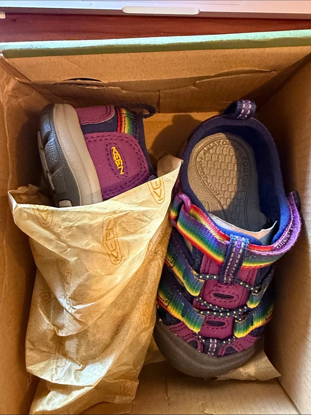Keen Kids Rainbow Sport Sandal - Purple & Multicolor